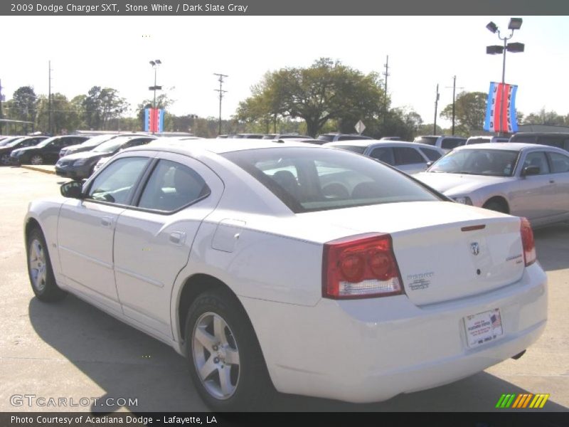 Stone White / Dark Slate Gray 2009 Dodge Charger SXT