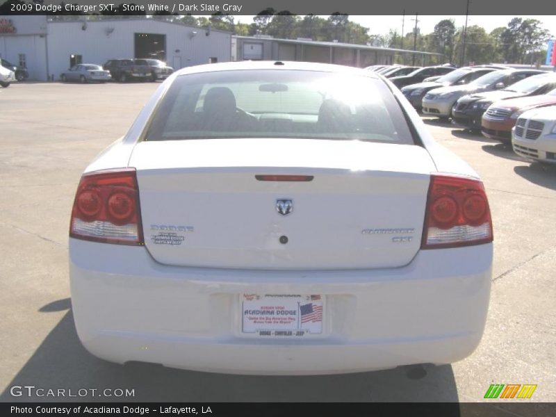 Stone White / Dark Slate Gray 2009 Dodge Charger SXT