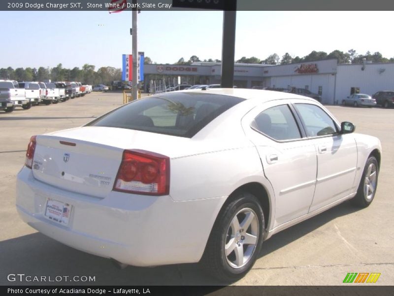 Stone White / Dark Slate Gray 2009 Dodge Charger SXT