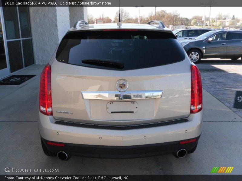 Gold Mist / Shale/Brownstone 2010 Cadillac SRX 4 V6 AWD