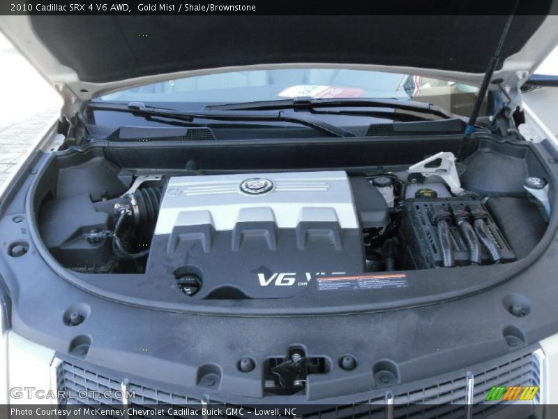 Gold Mist / Shale/Brownstone 2010 Cadillac SRX 4 V6 AWD