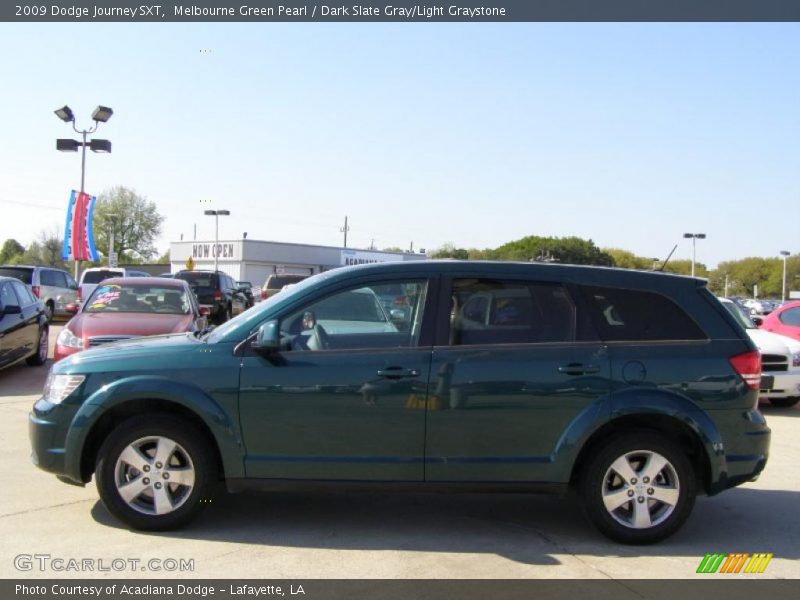 Melbourne Green Pearl / Dark Slate Gray/Light Graystone 2009 Dodge Journey SXT