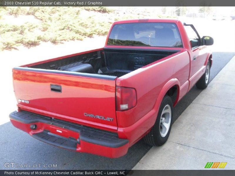 Victory Red / Graphite 2003 Chevrolet S10 Regular Cab