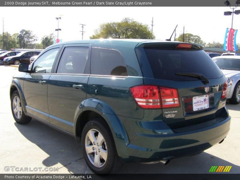 Melbourne Green Pearl / Dark Slate Gray/Light Graystone 2009 Dodge Journey SXT
