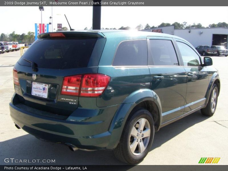 Melbourne Green Pearl / Dark Slate Gray/Light Graystone 2009 Dodge Journey SXT