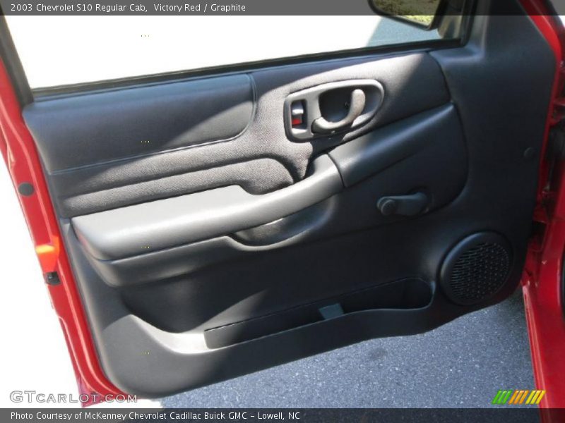 Victory Red / Graphite 2003 Chevrolet S10 Regular Cab