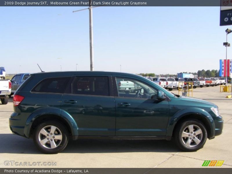 Melbourne Green Pearl / Dark Slate Gray/Light Graystone 2009 Dodge Journey SXT