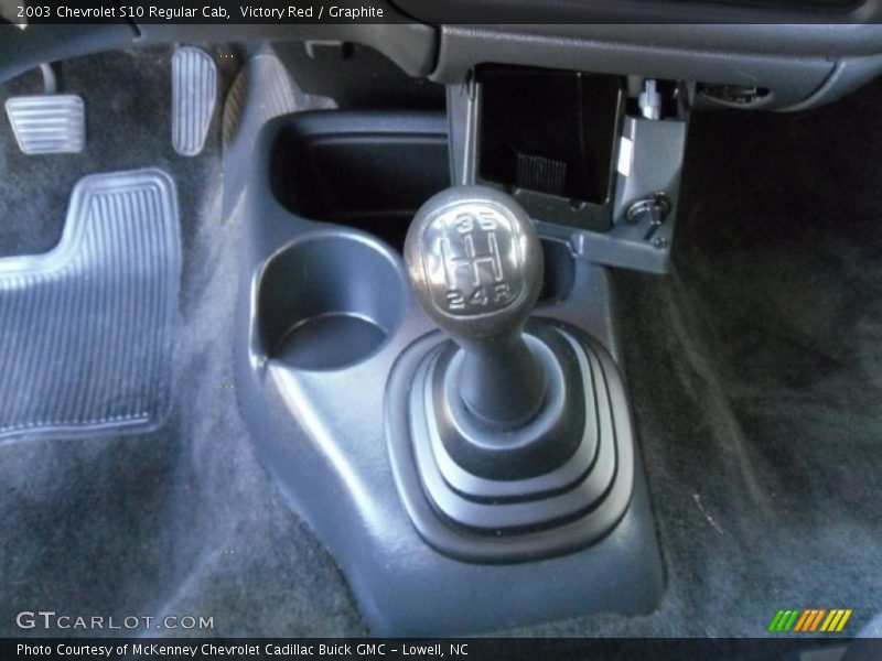 Victory Red / Graphite 2003 Chevrolet S10 Regular Cab