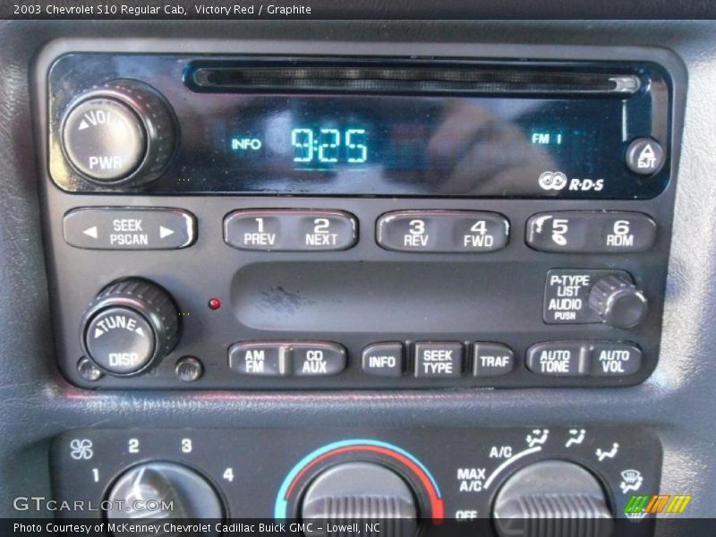 Victory Red / Graphite 2003 Chevrolet S10 Regular Cab