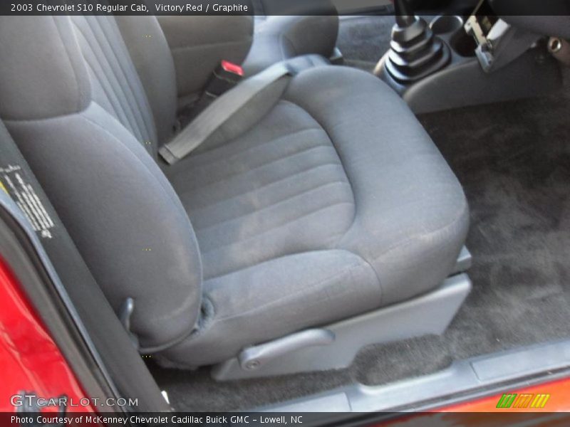 Victory Red / Graphite 2003 Chevrolet S10 Regular Cab