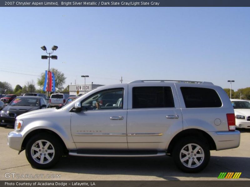 Bright Silver Metallic / Dark Slate Gray/Light Slate Gray 2007 Chrysler Aspen Limited