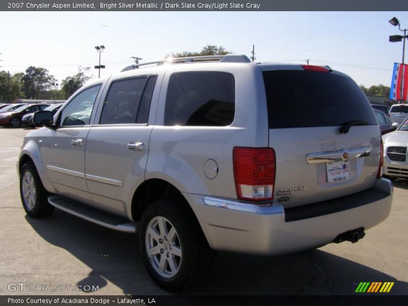 Bright Silver Metallic / Dark Slate Gray/Light Slate Gray 2007 Chrysler Aspen Limited