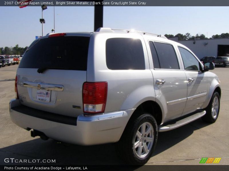 Bright Silver Metallic / Dark Slate Gray/Light Slate Gray 2007 Chrysler Aspen Limited