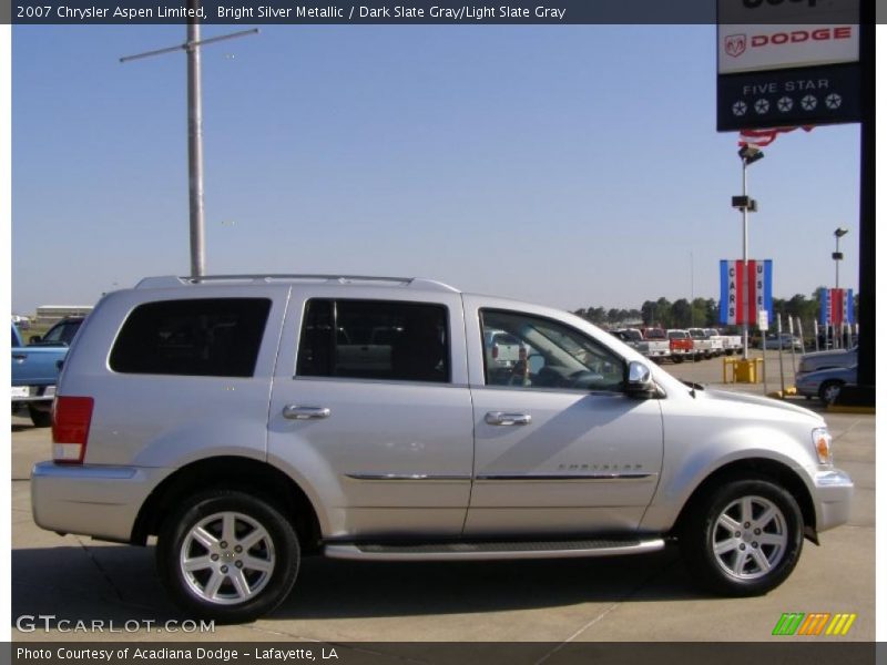 Bright Silver Metallic / Dark Slate Gray/Light Slate Gray 2007 Chrysler Aspen Limited