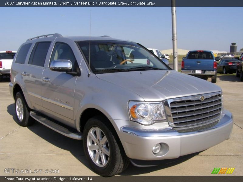Bright Silver Metallic / Dark Slate Gray/Light Slate Gray 2007 Chrysler Aspen Limited