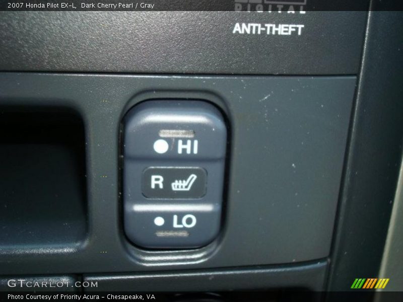 Dark Cherry Pearl / Gray 2007 Honda Pilot EX-L