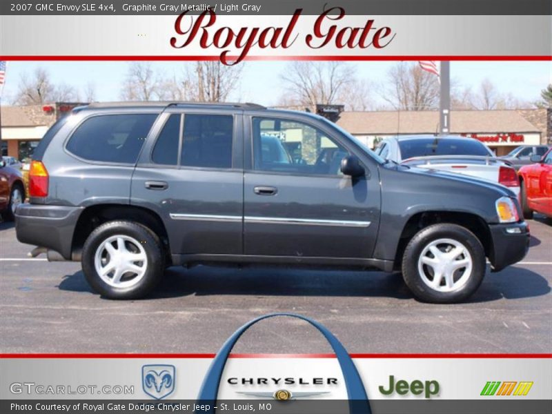 Graphite Gray Metallic / Light Gray 2007 GMC Envoy SLE 4x4