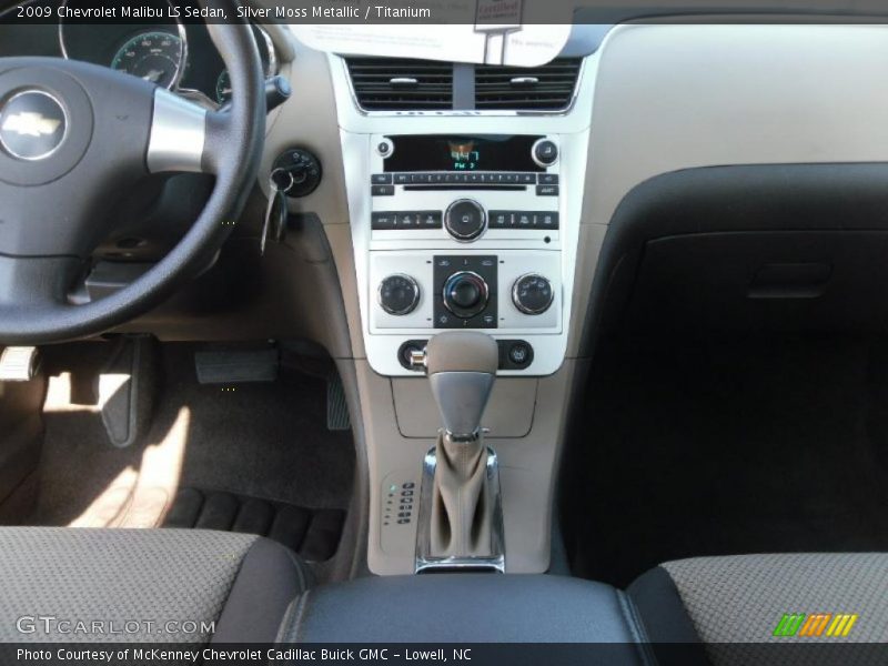 Silver Moss Metallic / Titanium 2009 Chevrolet Malibu LS Sedan