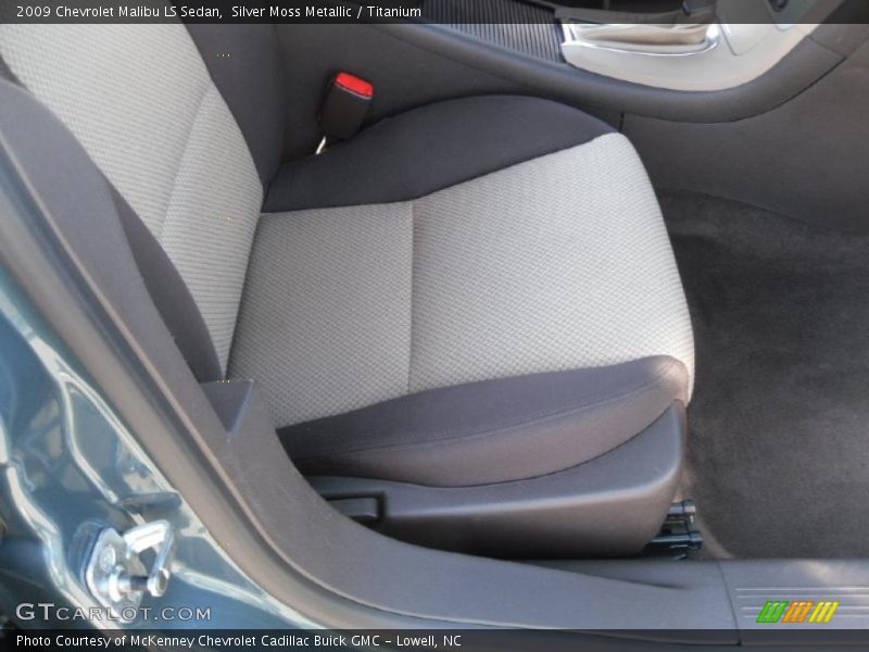 Silver Moss Metallic / Titanium 2009 Chevrolet Malibu LS Sedan
