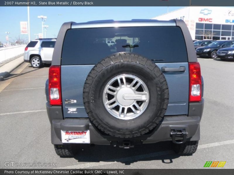 Slate Blue Metallic / Ebony Black 2007 Hummer H3