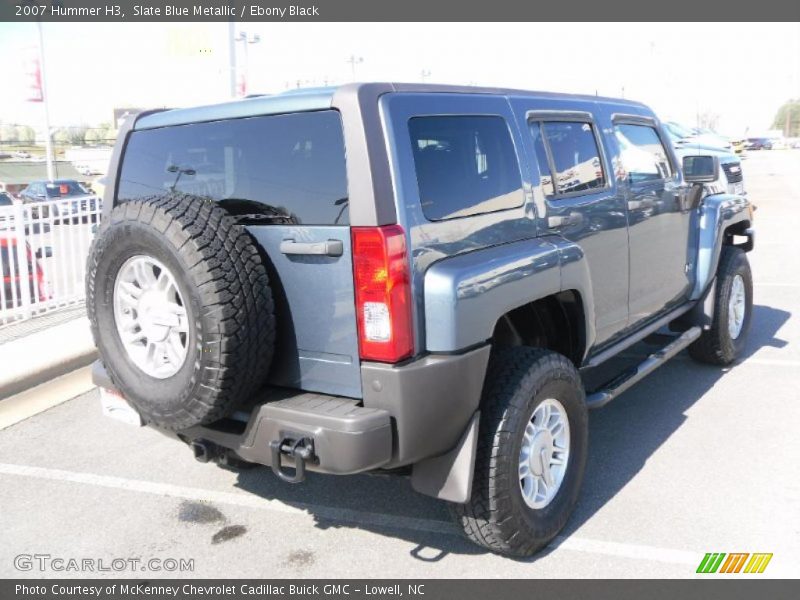 Slate Blue Metallic / Ebony Black 2007 Hummer H3