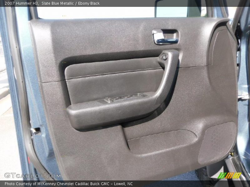 Slate Blue Metallic / Ebony Black 2007 Hummer H3