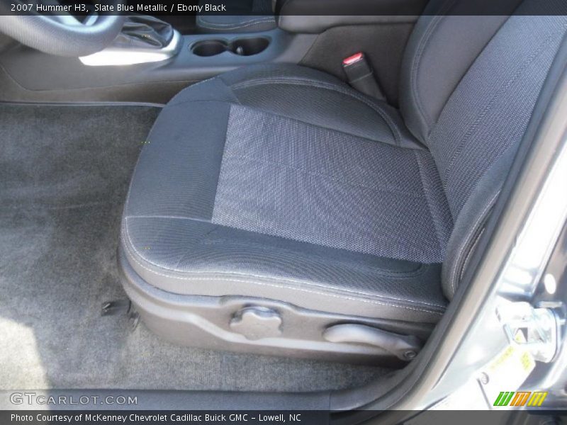 Slate Blue Metallic / Ebony Black 2007 Hummer H3