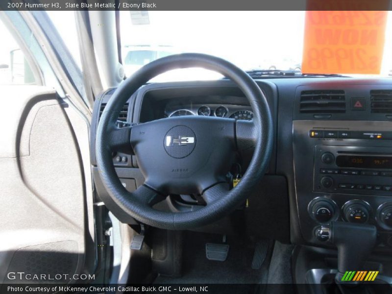 Slate Blue Metallic / Ebony Black 2007 Hummer H3