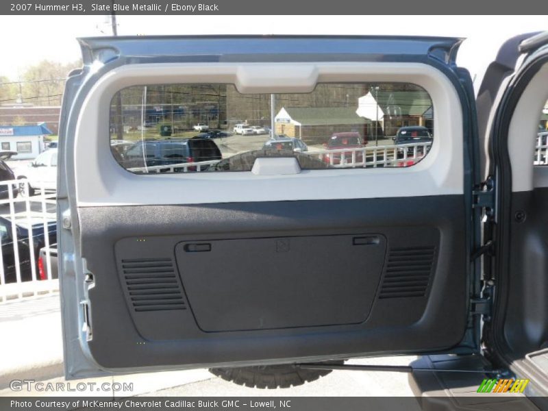 Slate Blue Metallic / Ebony Black 2007 Hummer H3