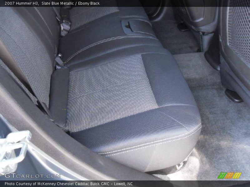 Slate Blue Metallic / Ebony Black 2007 Hummer H3