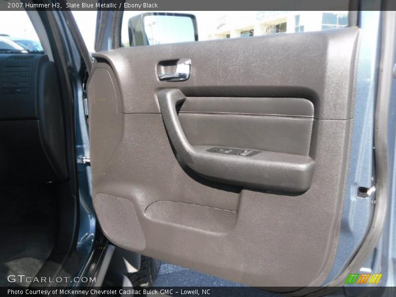 Slate Blue Metallic / Ebony Black 2007 Hummer H3