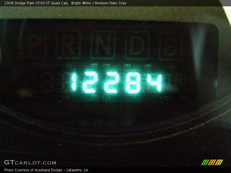 Bright White / Medium Slate Gray 2008 Dodge Ram 2500 ST Quad Cab