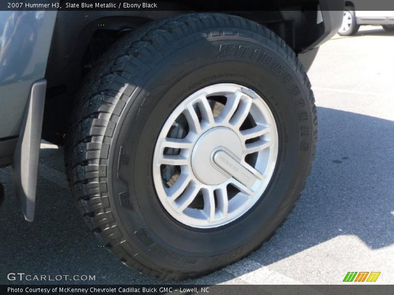 Slate Blue Metallic / Ebony Black 2007 Hummer H3