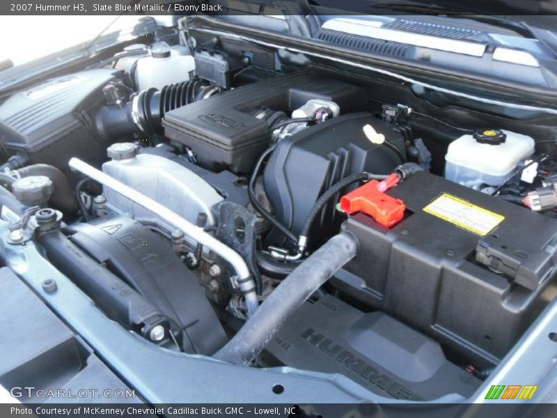 Slate Blue Metallic / Ebony Black 2007 Hummer H3