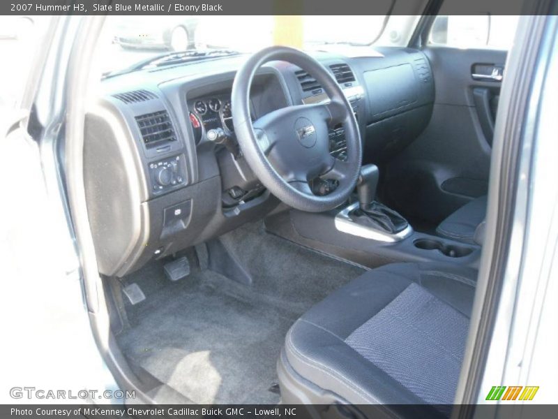 Slate Blue Metallic / Ebony Black 2007 Hummer H3