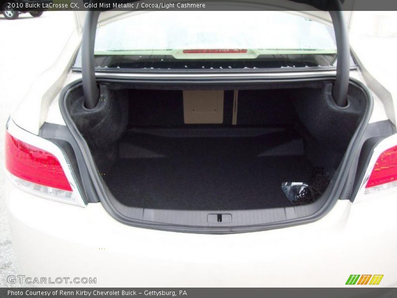 Gold Mist Metallic / Cocoa/Light Cashmere 2010 Buick LaCrosse CX