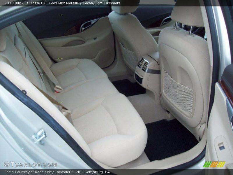 Gold Mist Metallic / Cocoa/Light Cashmere 2010 Buick LaCrosse CX