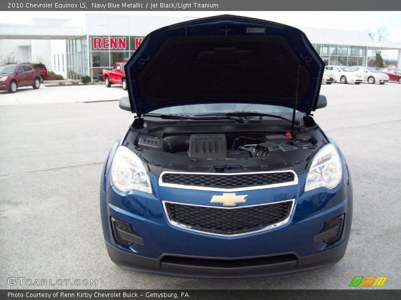 Navy Blue Metallic / Jet Black/Light Titanium 2010 Chevrolet Equinox LS
