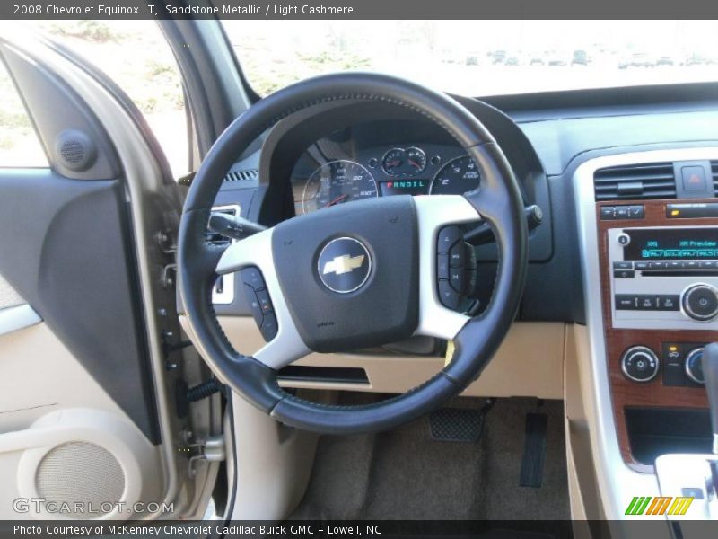 Sandstone Metallic / Light Cashmere 2008 Chevrolet Equinox LT