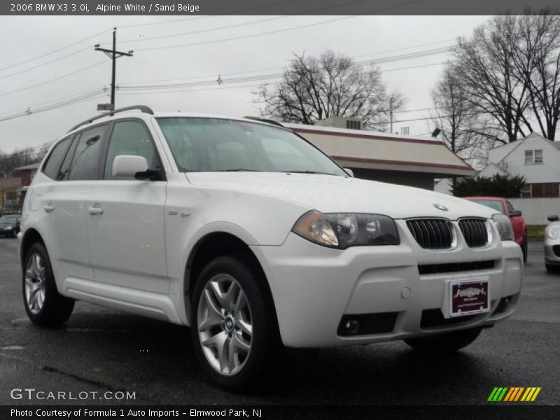 Alpine White / Sand Beige 2006 BMW X3 3.0i