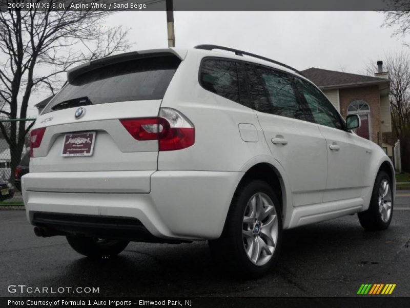 Alpine White / Sand Beige 2006 BMW X3 3.0i