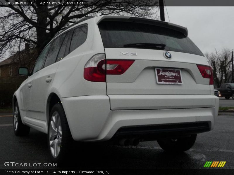 Alpine White / Sand Beige 2006 BMW X3 3.0i
