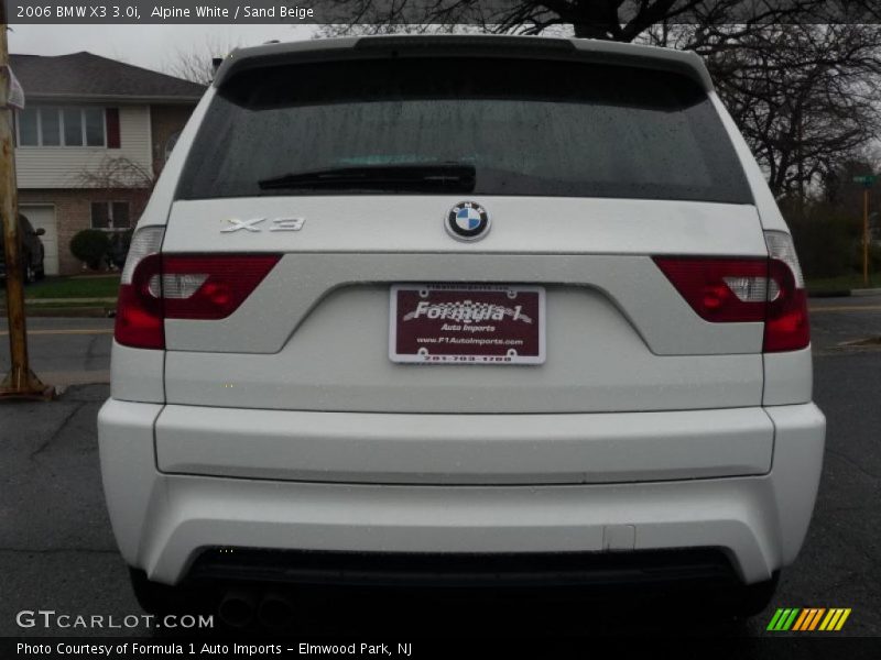 Alpine White / Sand Beige 2006 BMW X3 3.0i