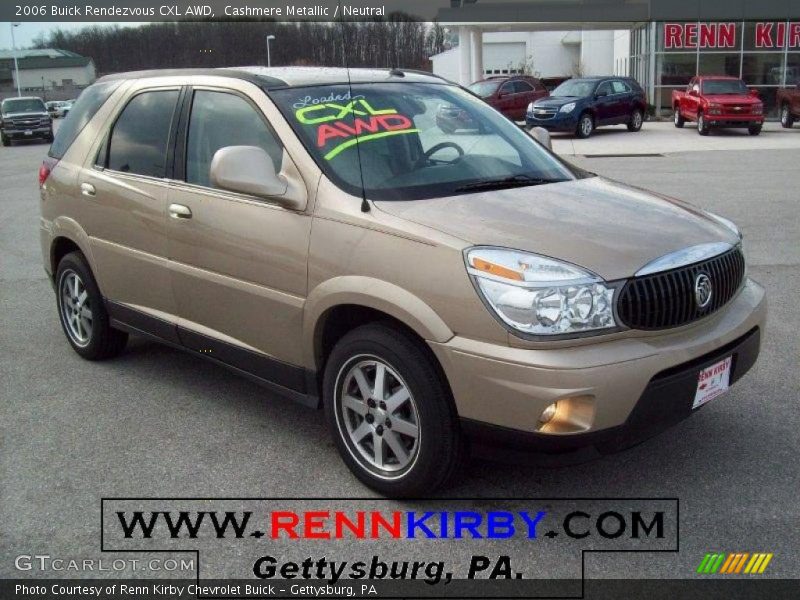 Cashmere Metallic / Neutral 2006 Buick Rendezvous CXL AWD
