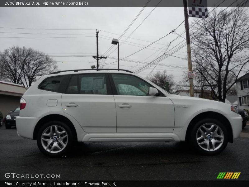 Alpine White / Sand Beige 2006 BMW X3 3.0i