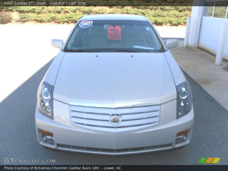 Gold Mist / Light Gray 2007 Cadillac CTS Sedan