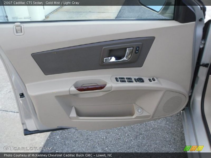 Gold Mist / Light Gray 2007 Cadillac CTS Sedan