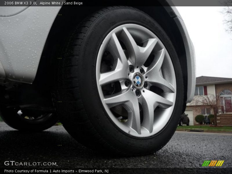 Alpine White / Sand Beige 2006 BMW X3 3.0i