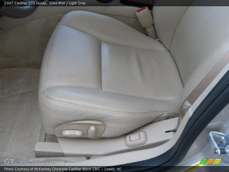 Gold Mist / Light Gray 2007 Cadillac CTS Sedan