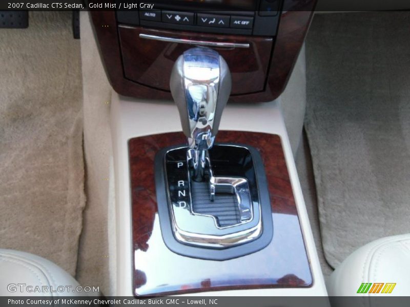 Gold Mist / Light Gray 2007 Cadillac CTS Sedan